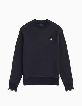 Sudadera Fred Perry básica cuello redondo