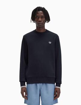 Sudadera Fred Perry básica cuello redondo