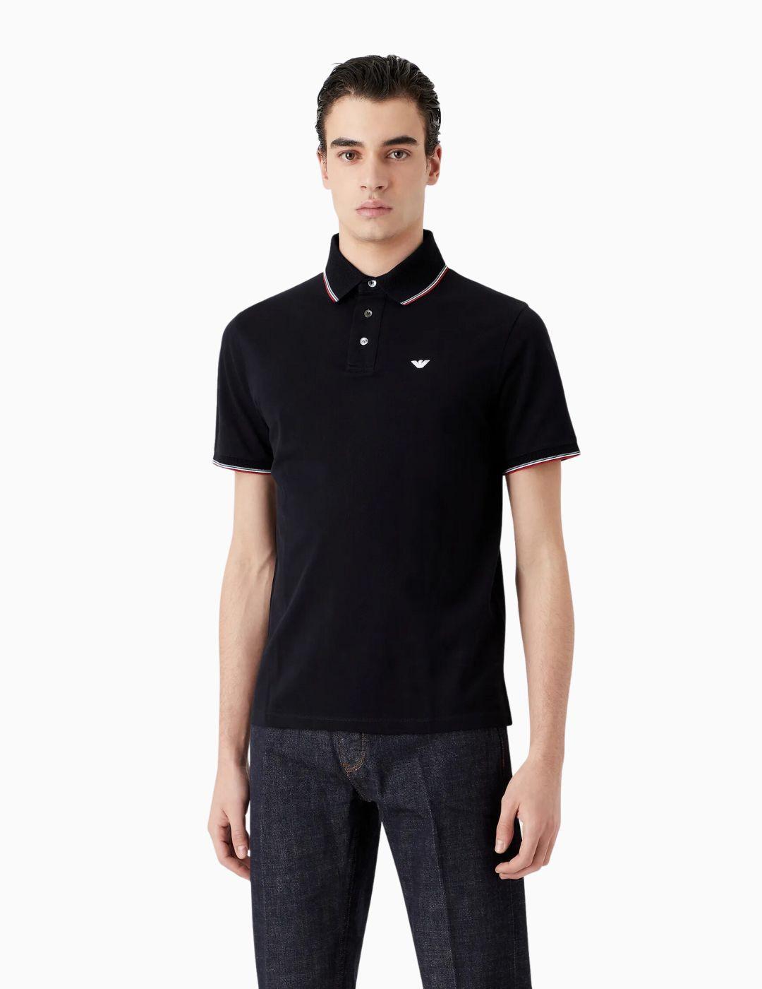 Camisas Fred Perry Venta - Refined Pinstripe Polo Hombre Azul Marino