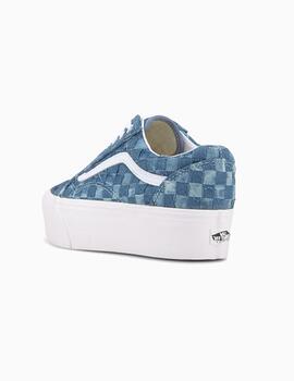 Zapatillas Vans Woven Old Skool Stackform Denim