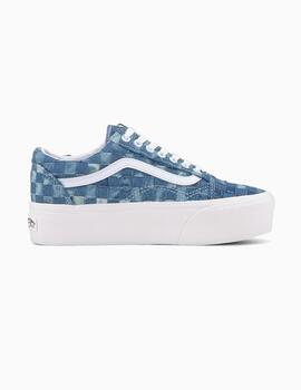 Zapatillas Vans Woven Old Skool Stackform Denim
