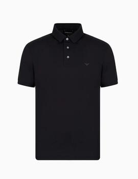 Polo EMPORIO ARMANI de punto AZUL