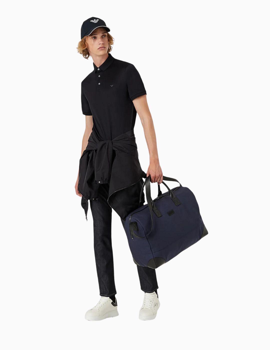 Polo EMPORIO ARMANI de punto AZUL