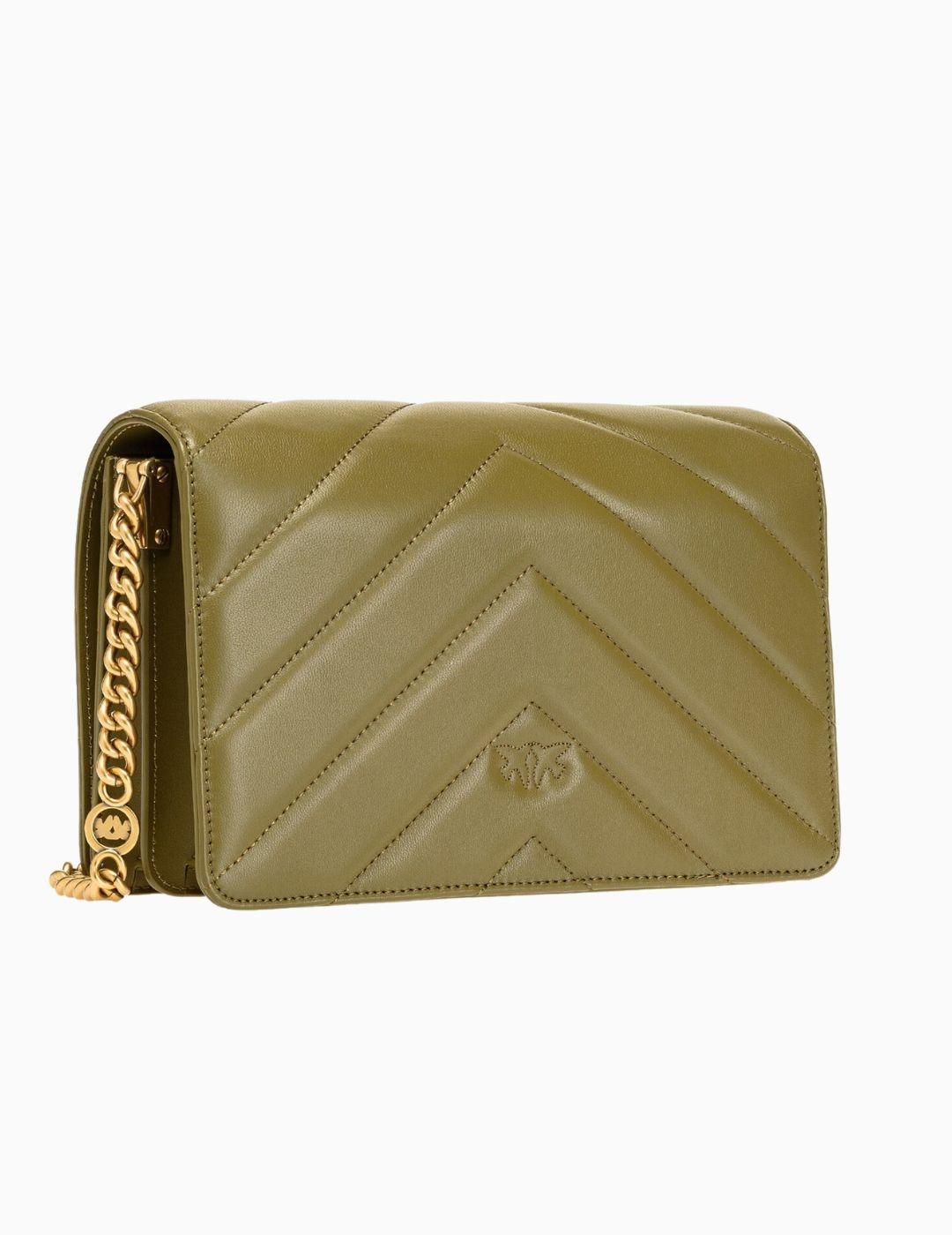  Bolso Pinko Love Click Classic Sheep Nappa Chevron