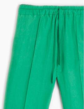 Pantalón Vilagallo Clarise Green Linen