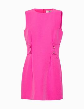 Vestido Cady Bistrech Rosa