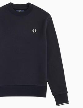 Sudadera Fred Perry básica cuello redondo