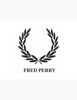 Camiseta Fred Perry con ribetes dos franjas
