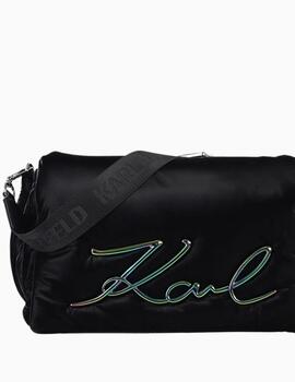 Bolso Karl Lagerfeld K/Signature Soft LG Negro