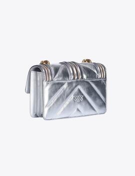 Bolso Pinko Love One Mini Plata