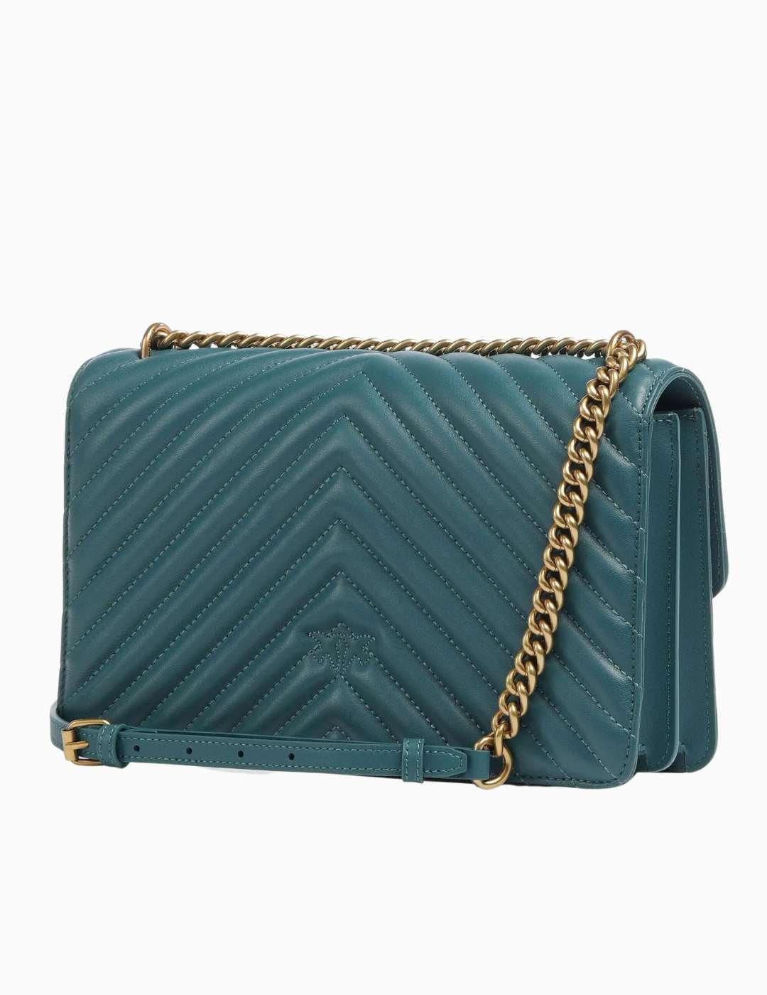 Bolso Pinko Love One Classic Dc Nappa Chevron