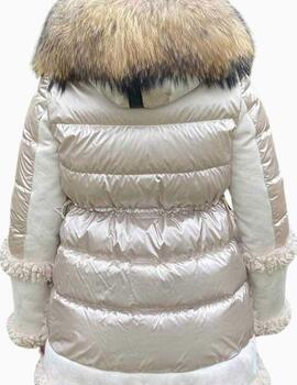 Abrigo DICHI modelo Orsa  Beige ante y ovejo