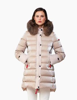 Abrigo DICHI modelo Carmit Beige  Metalizado