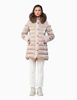 Abrigo DICHI modelo Carmit Beige  Metalizado