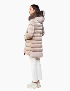 Abrigo DICHI modelo Carmit Beige  Metalizado
