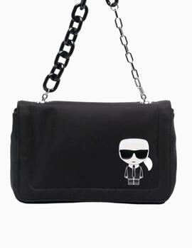 Bolso Karl Lagerfeld nylon large clutch negro