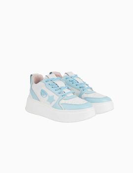 Zapatillas CHIARA FERRAGNI CF Shool Blanco/ Azul