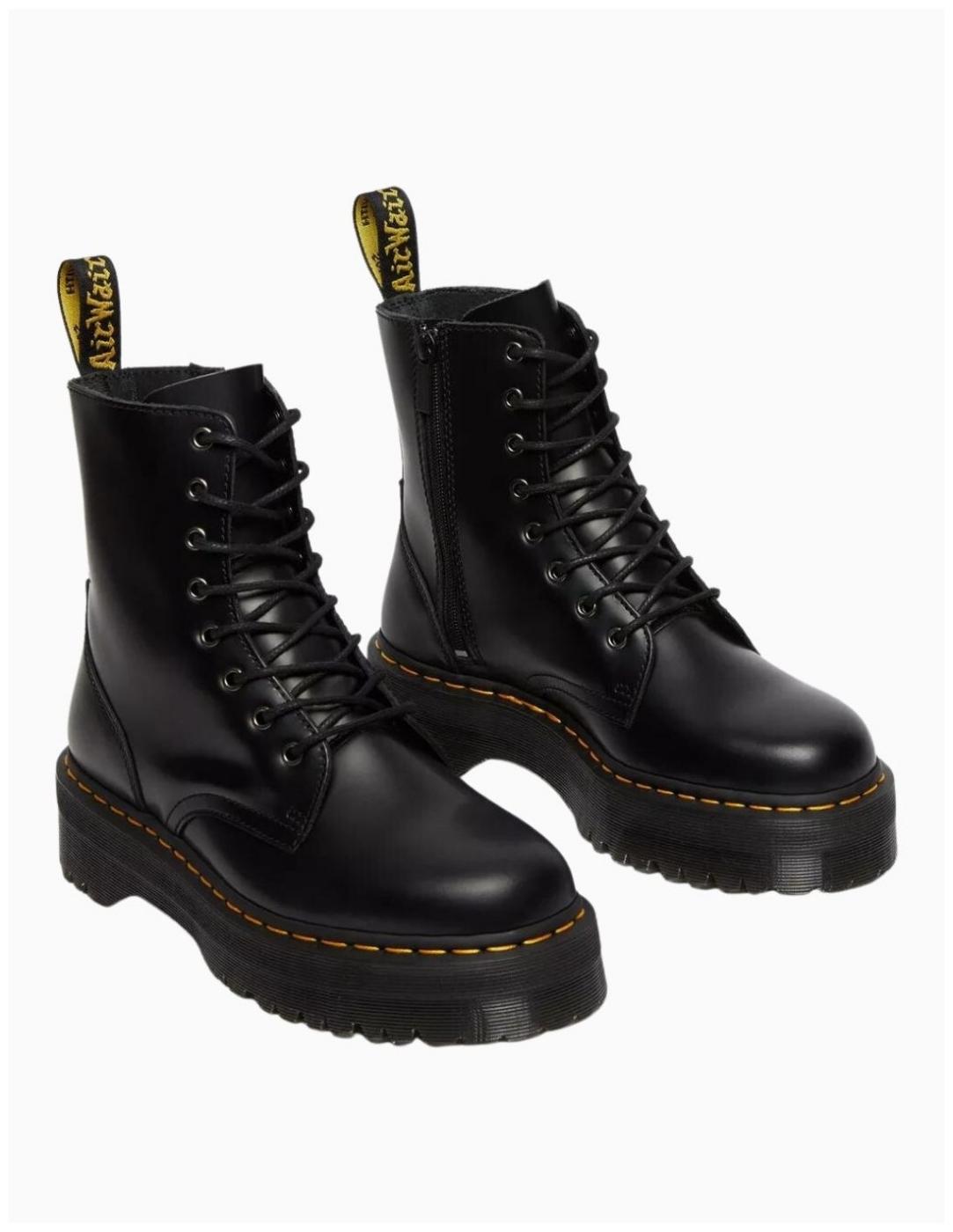BOTA DR. MARTENS JADON POLISHED SMOOTH NEGRA