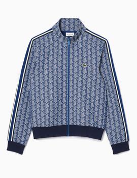 Sudadera Lacoste Paris con monograma de jacquard