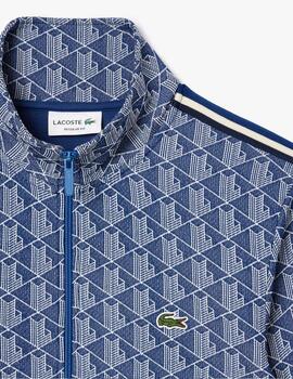 Sudadera Lacoste Paris con monograma de jacquard