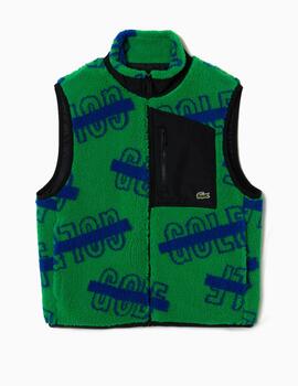 Chaleco Lacoste polar con cremallera