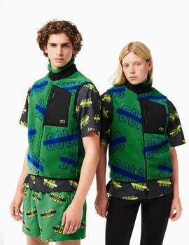 Chaleco Lacoste polar con cremallera