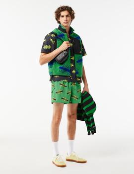 Chaleco Lacoste polar con cremallera