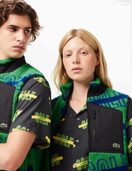 Chaleco Lacoste polar con cremallera