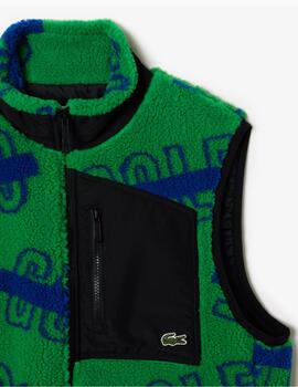 Chaleco Lacoste polar con cremallera