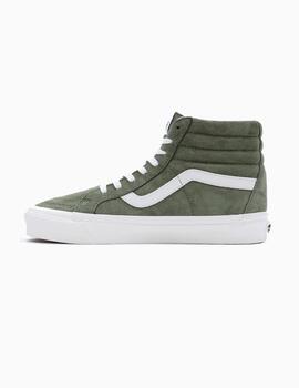 Zapatillas Vans Sk8-Hi 38 Dx Pig Suede Loden Green