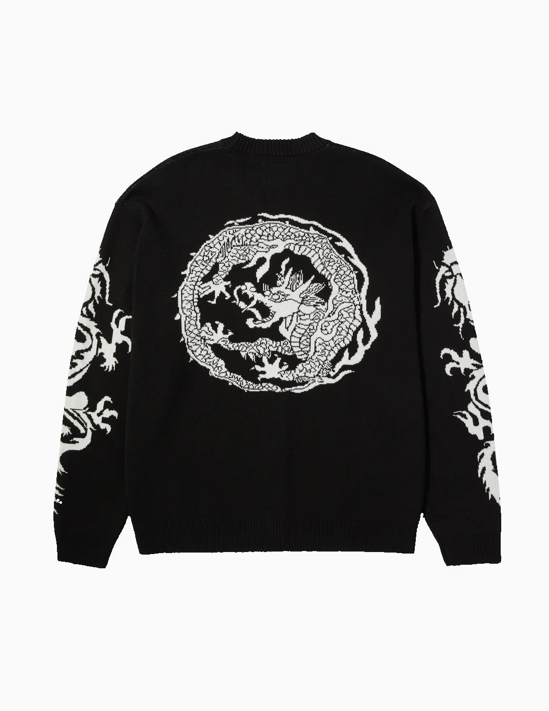 Jersey Huf Twin Dragon Cardigan