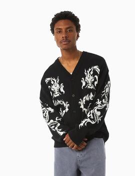 Jersey Huf Twin Dragon Cardigan