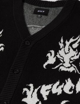 Jersey Huf Twin Dragon Cardigan