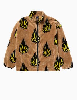 Chaqueta Huf Flamin Zip Sherpa