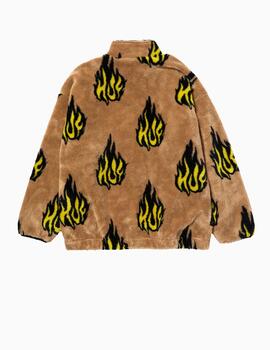 Chaqueta Huf Flamin Zip Sherpa