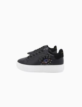 Zapatilla Kurt Geiger Laney Eye Black Piel