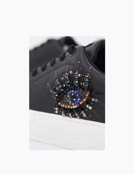 Zapatilla Kurt Geiger Laney Eye Black Piel