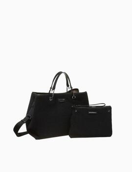 Bolso EMPORIO ARMANI de Mano Grande Negro