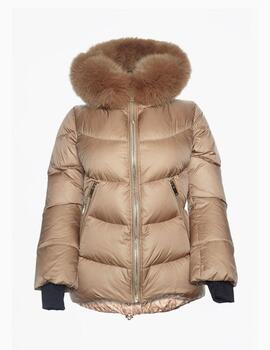 Abrigo MANGATA Plumas 3/4 Camel