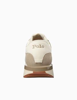 Zapatillas POLO RALPH LAUREN Train 89 Khaki de ante y Oxford