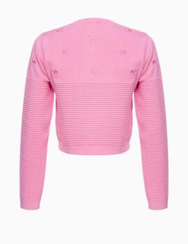 Cardigan PINKO Ciliegio Giacca rosa