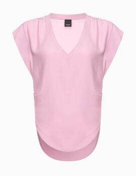 Blusa  PINKO mezcla de seda cuello redondo