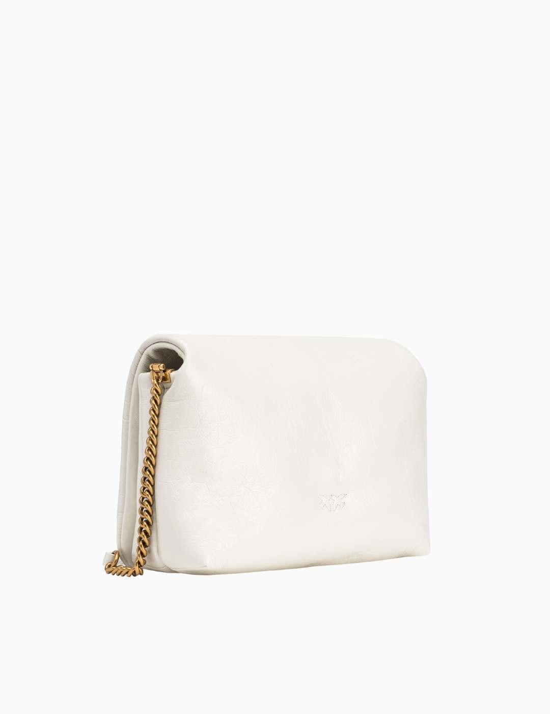 Bolso PINKO  Love Puff Classic Blanco Charol