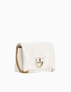 Bolso PINKO  Love Puff Classic Blanco Charol