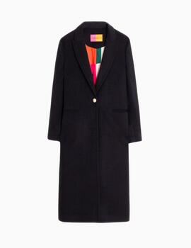 Abrigo VILAGALLO Katherin Emb Black Coat