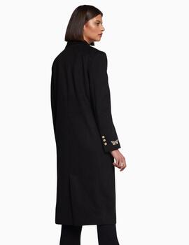 Abrigo VILAGALLO Katherin Emb Black Coat