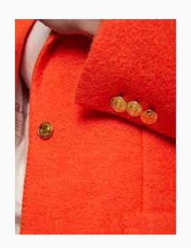 Chaqueta VILAGALLO Harlow Orange Neon Wool Blend