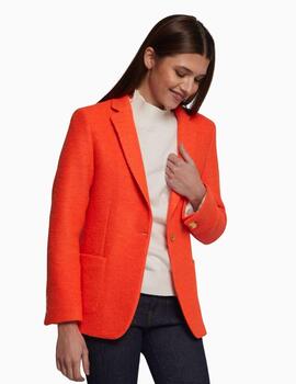 Chaqueta VILAGALLO Harlow Orange Neon Wool Blend