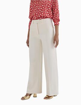 Pantalón LOLA CASADEMUNT De Mujer Recto Blanco Crudo