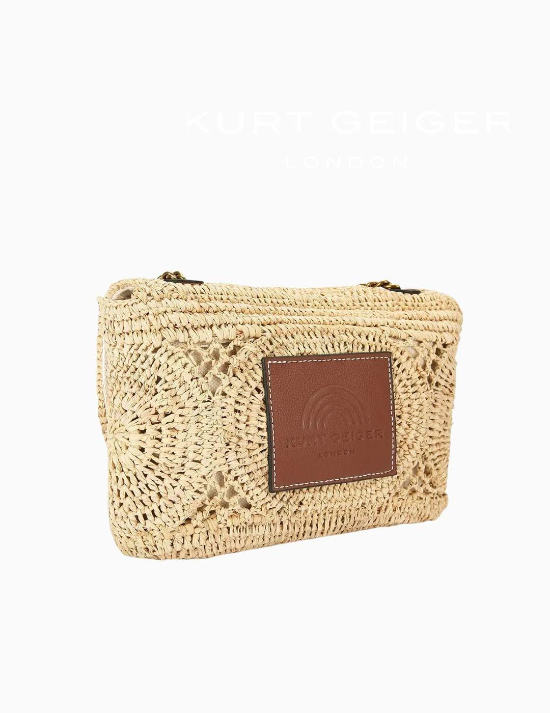 Bolso KURT GEIGER Kensington  Mujer Raffia Mediano Evil Eye